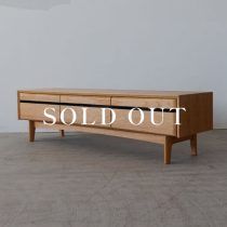 アウトレット家具の[現品SALE] コネクト ローボード150 オーク材 - ライト（オイル仕上げ） 売り切れ