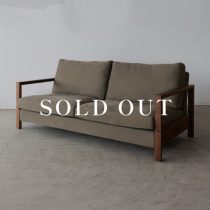 アウトレット家具の2.5Pソファ ローゼ180（BB）　ウォールナット材 - オイル塗装 売り切れ