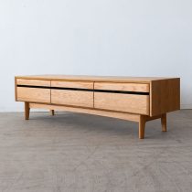 アウトレット家具の[現品SALE] コネクト ローボード150 オーク材 - ライト（オイル仕上げ）