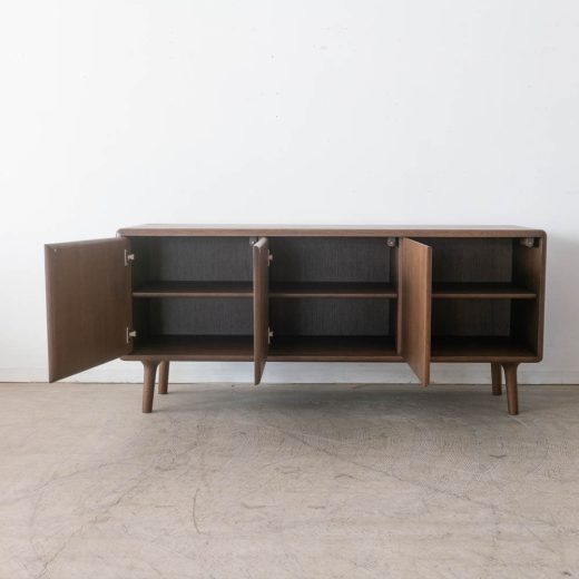 ［現品SALE］BRIDGE サイドボード 1500 [DB]  ホワイトオーク無垢材 / オイル塗装