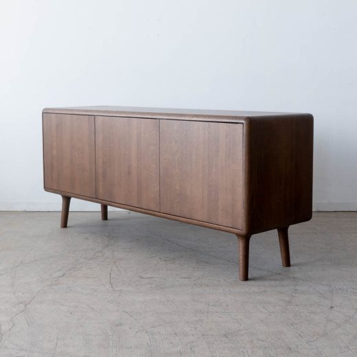 ［現品SALE］BRIDGE サイドボード 1500 [DB]  ホワイトオーク無垢材 / オイル塗装