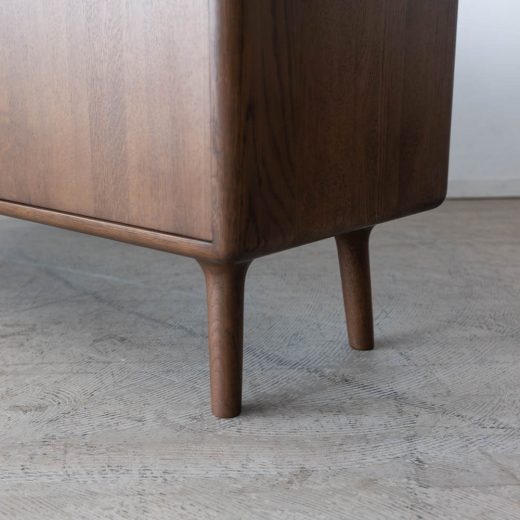 ［現品SALE］BRIDGE サイドボード 1500 [DB]  ホワイトオーク無垢材 / オイル塗装