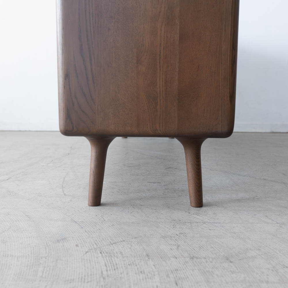 ［現品SALE］BRIDGE サイドボード 1500 [DB]  ホワイトオーク無垢材 / オイル塗装