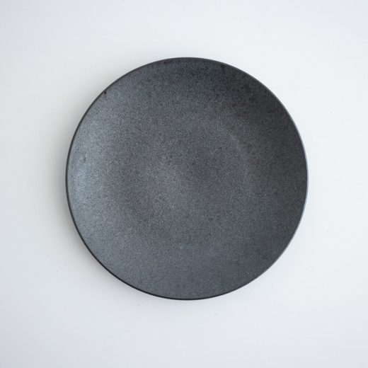 アウトレット食器（器市）の【WEB】墨曜変メタ7寸皿