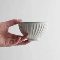 アウトレット食器（器市）の【WEB限定】ソギ茶碗 白