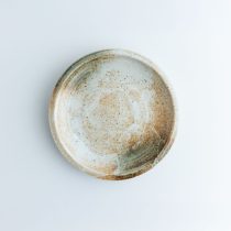 アウトレット食器（器市）の雪志野 括り手8寸皿