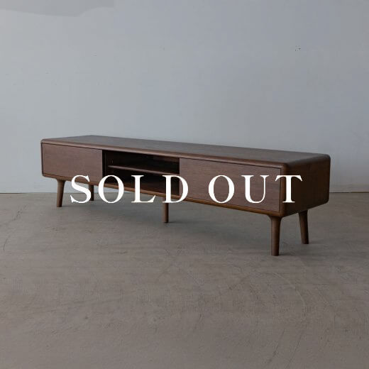 アウトレット家具の［現品SALE］B品 BRIDGE TVボード 1800 ［DB］ホワイトオーク材 - オイル仕上げ 売り切れ
