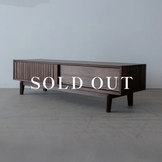 アウトレット家具の［現品SALE］デルタ TVボード 150 クルミ : ダーク 売り切れ