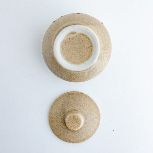 織部流し8cm蓋付き壺 -器市-