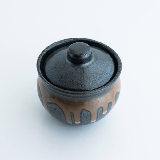 【WEB限定】茶流し8cm蓋付き壺 -器市-