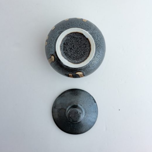 【WEB限定】茶流し8cm蓋付き壺 -器市-