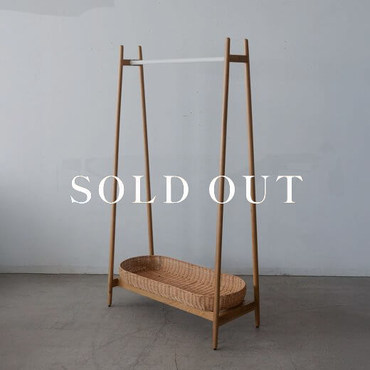 ［現品SALE］Hanger Rack LAPTE（ラプテ）M OAK - WH 売り切れ
