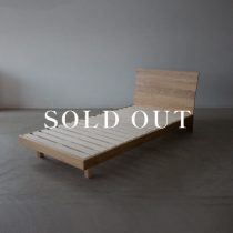 アウトレット家具の［数量限定SALE］ETUシングルベッドフレーム ナラ- オイル仕上げ 売り切れ