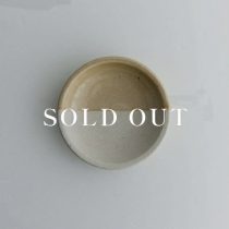 アウトレット食器（器市）の塗分小皿 アイボリー 売り切れ