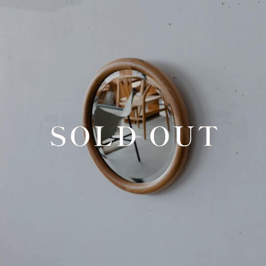 ［現品SALE］Round Mirror SUK（スーク）40 OAK 売り切れ