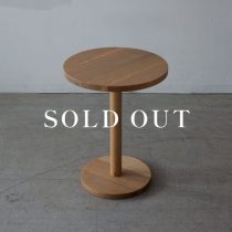アウトレット家具の［数量限定］サイドテーブル43 マル ナラ - オイル 売り切れ