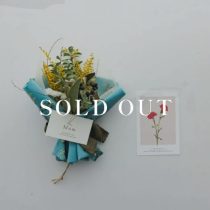［2025母の日限定］ポストカード付きハンカチブーケ-Gentle Yellow- 売り切れ