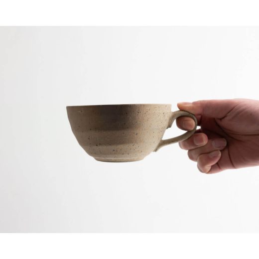 【WEB限定】茶粉引 土物スープカップ -器市-