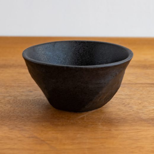 【WEB限定】黒いぶし3.5寸深鉢 -器市-