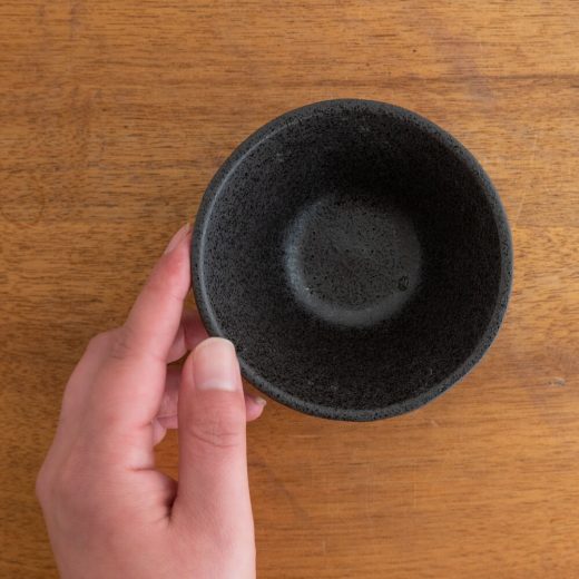 【WEB限定】黒いぶし3.5寸深鉢 -器市-