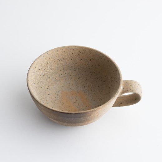【WEB限定】茶粉引 土物スープカップ -器市-