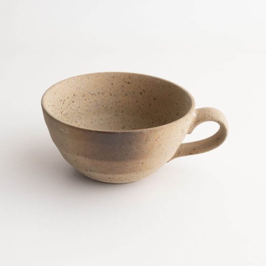 【WEB限定】茶粉引 土物スープカップ -器市-