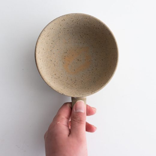 【WEB限定】茶粉引 土物スープカップ -器市-