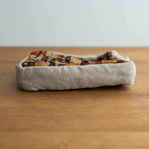 ヴィンテージ刺繍ポーチ L -Circus Parade-