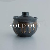 アウトレット食器（器市）の【WEB限定】茶流し8cm蓋付き壺 売り切れ