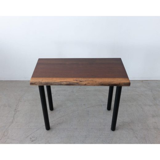 ［現品SALE］オパンコール 一枚板デスクB オイル塗装 / アイアン4本丸脚 TCL-650