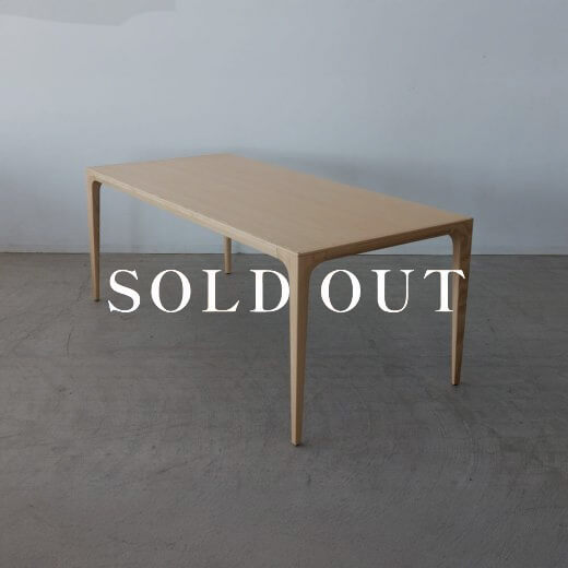 アウトレット家具の［現品SALE］BOSCO ダイニングテーブル 180（NA）DT70606Q-ON100 売り切れ