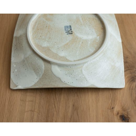 【WEB限定】うねり 手引き正角7.5皿 -器市-