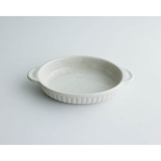 【WEB限定】22cm船形グラタン WH -器市-