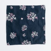 野小花 刺繍ハンカチ (NV)