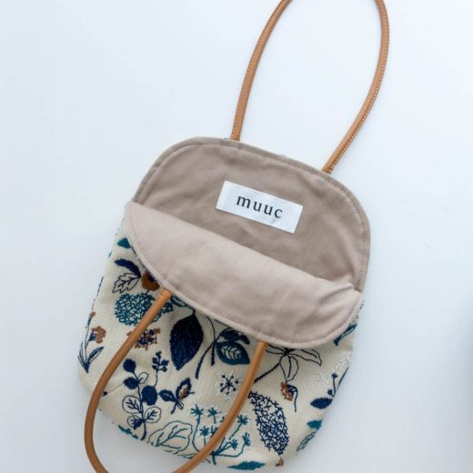 筆記帳刺繍 miniバッグ