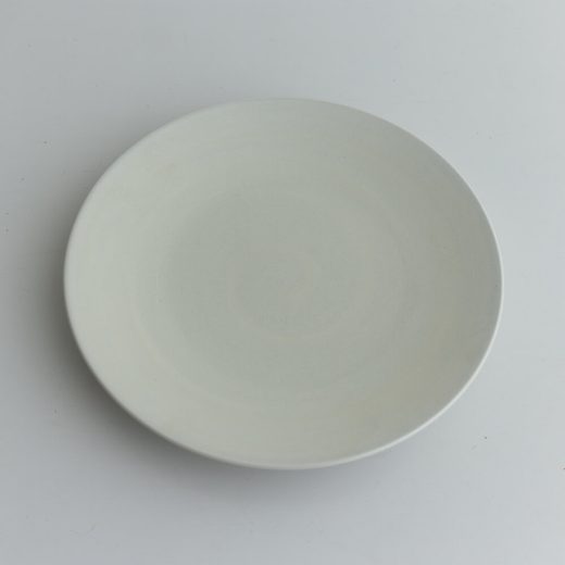 【WEB限定】白マット24.5cmメタ皿 -器市-
