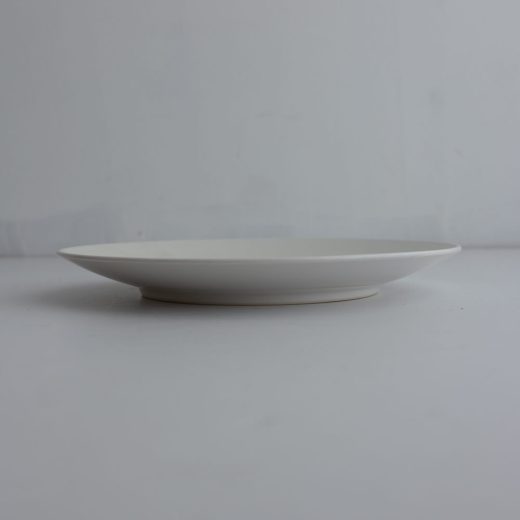 【WEB限定】白マット24.5cmメタ皿 -器市-