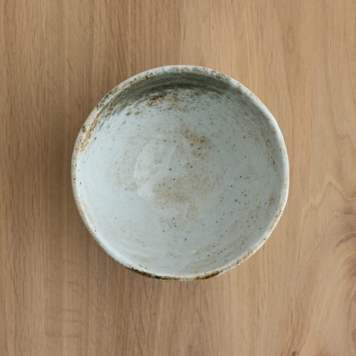 雪志野 手捻り姫丼 -器市-