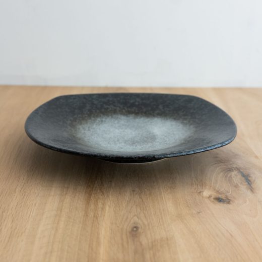 【WEB限定】明世波しぶき 輪二重 角9.5皿 -器市-