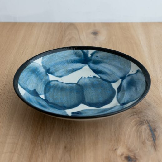 【WEB限定】水彩 青 7.5麺皿 -器市-