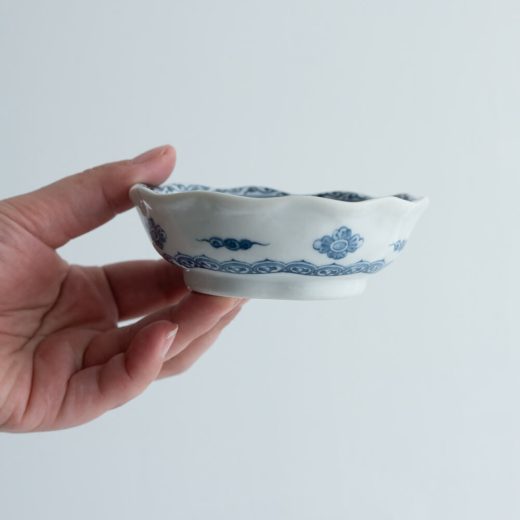 【WEB限定】京唐草 波型3.8鉢 -器市-