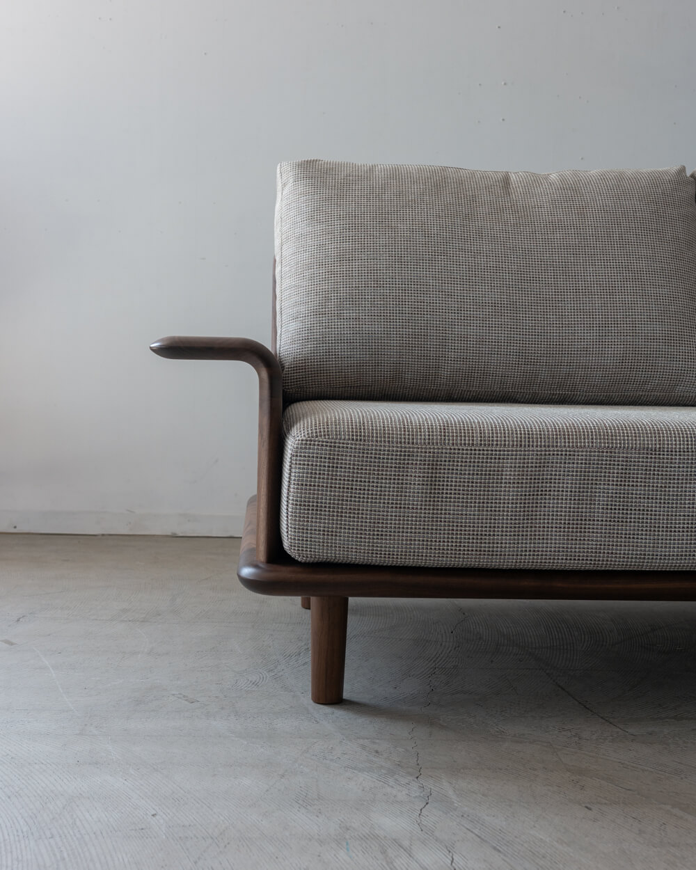 ［シラカワ家具アウトレット］TRESRAPT (トレスラプト)  2Pソファ＋シェーズロング ウォールナット SL-BW5622TG シャームPU SL-BW5620R TG SL-BW5622TG