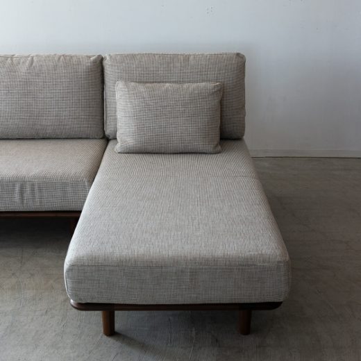 ［シラカワ家具アウトレット］TRESRAPT (トレスラプト)  2Pソファ＋シェーズロング ウォールナット SL-BW5622TG シャームPU SL-BW5620R TG SL-BW5622TG