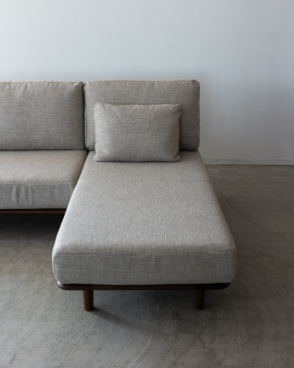 ［シラカワ家具アウトレット］TRESRAPT (トレスラプト)  2Pソファ＋シェーズロング ウォールナット SL-BW5622TG シャームPU SL-BW5620R TG SL-BW5622TG