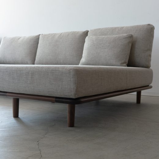 ［シラカワ家具アウトレット］TRESRAPT (トレスラプト)  2Pソファ＋シェーズロング ウォールナット SL-BW5622TG シャームPU SL-BW5620R TG SL-BW5622TG