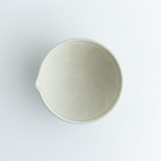 15.5cm 白 片口丸すり鉢 -器市-