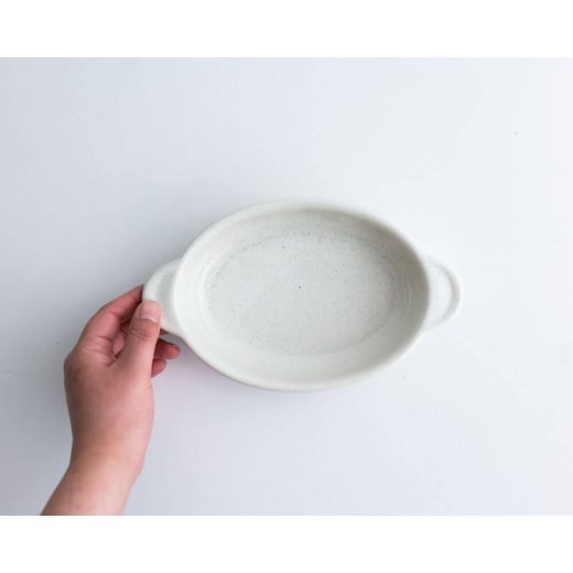 【WEB限定】22cm船形グラタン WH -器市-