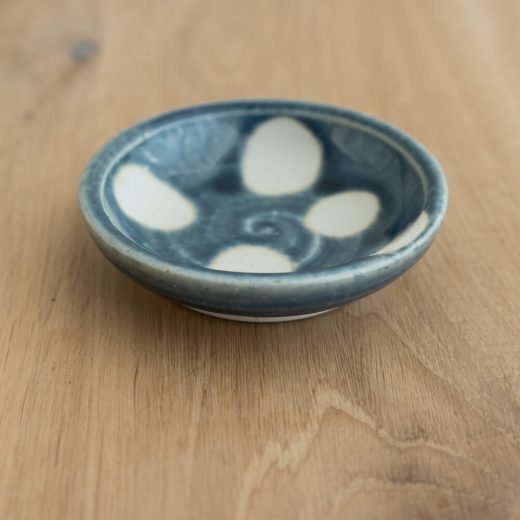 【WEB限定】薬味小皿 青水玉 -器市-
