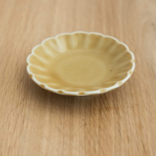 【WEB限定】花型豆皿 クリアカラー -器市-