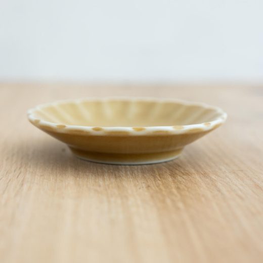 【WEB限定】花型豆皿 クリアカラー -器市-